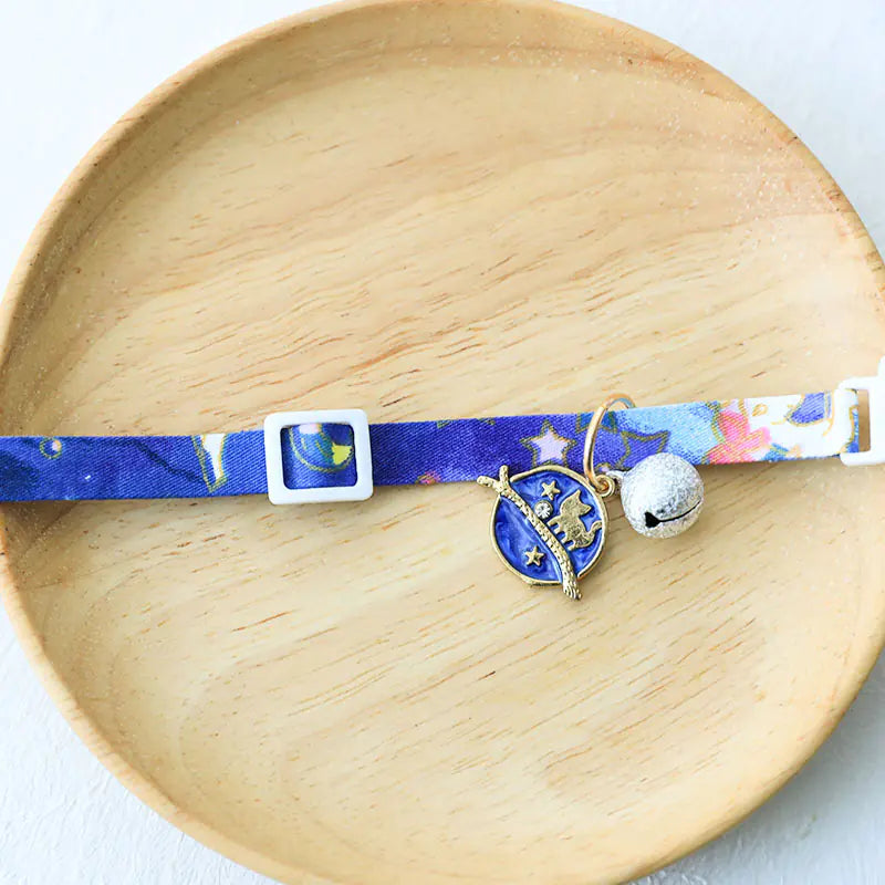 Charming Pet Collar with Silver Bell