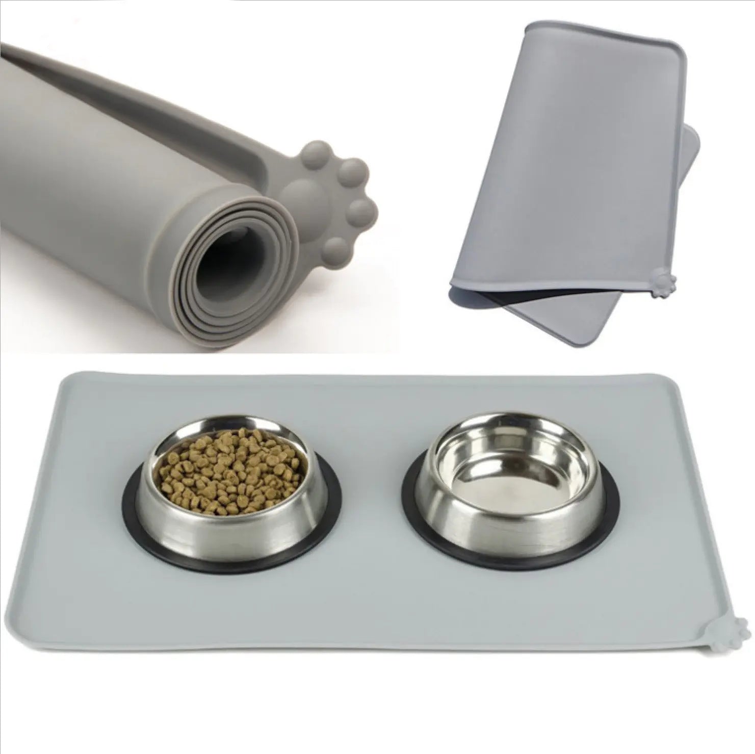 Easy-Clean Silicone Pet Dining Mat