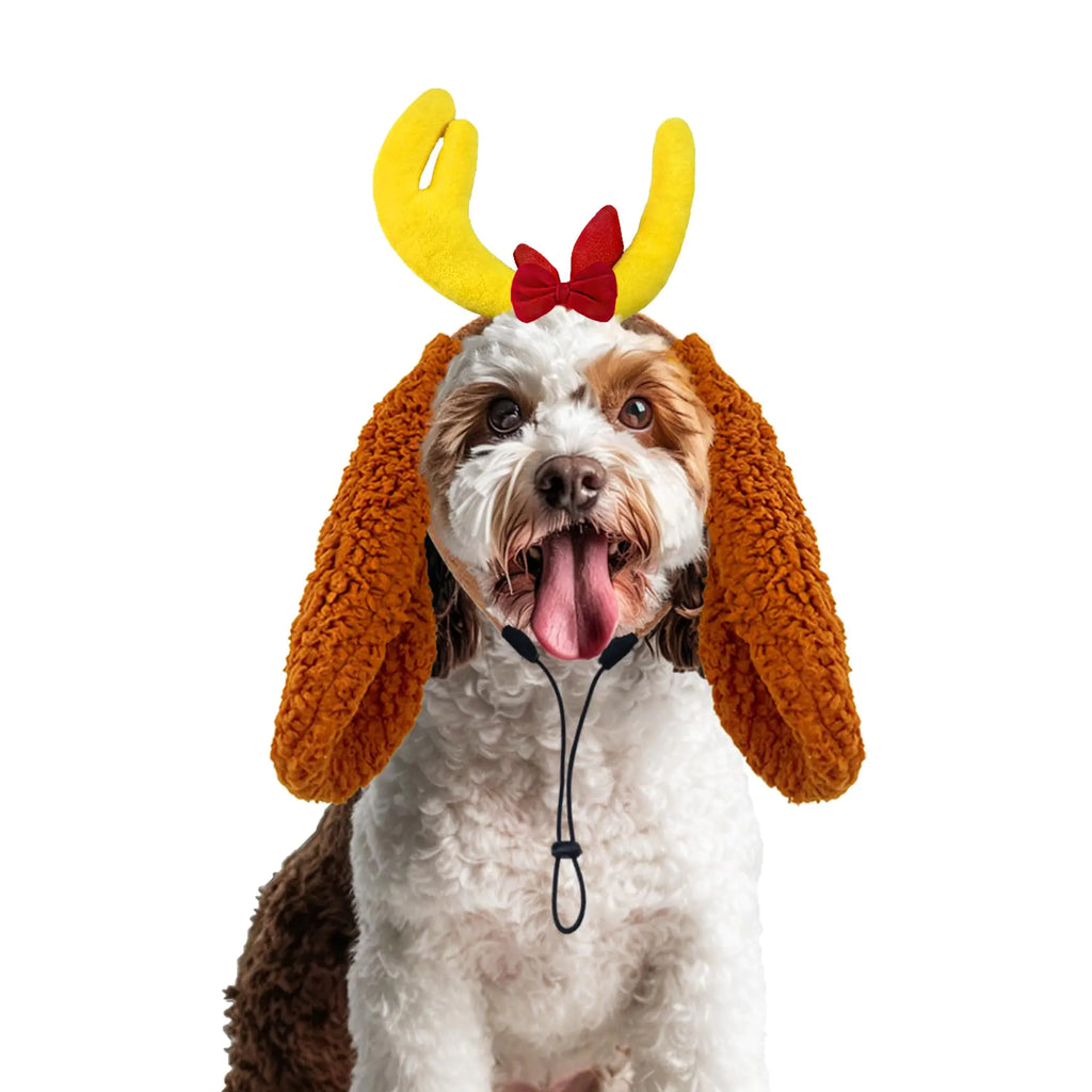 Antler & Ears Dog Costume Headpiece