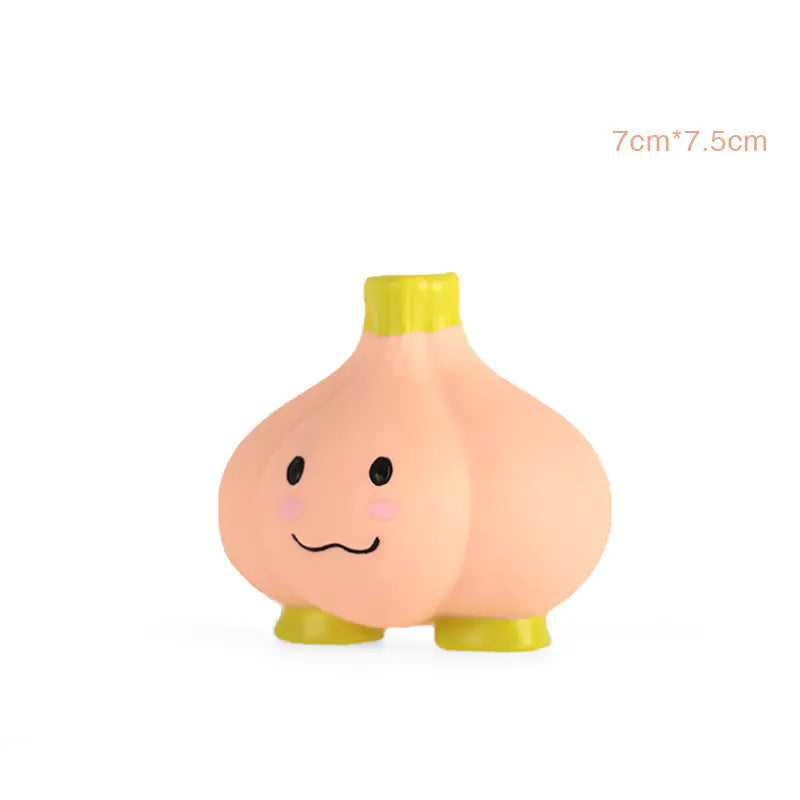Ginger Garlic Squeaky Latex Toy