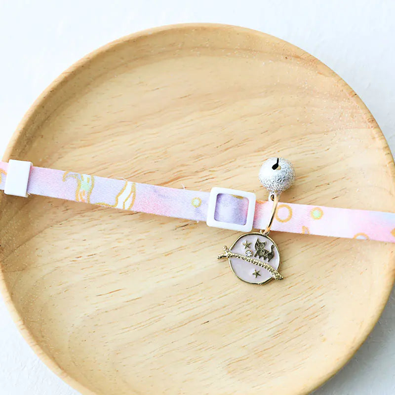 Charming Pet Collar with Silver Bell