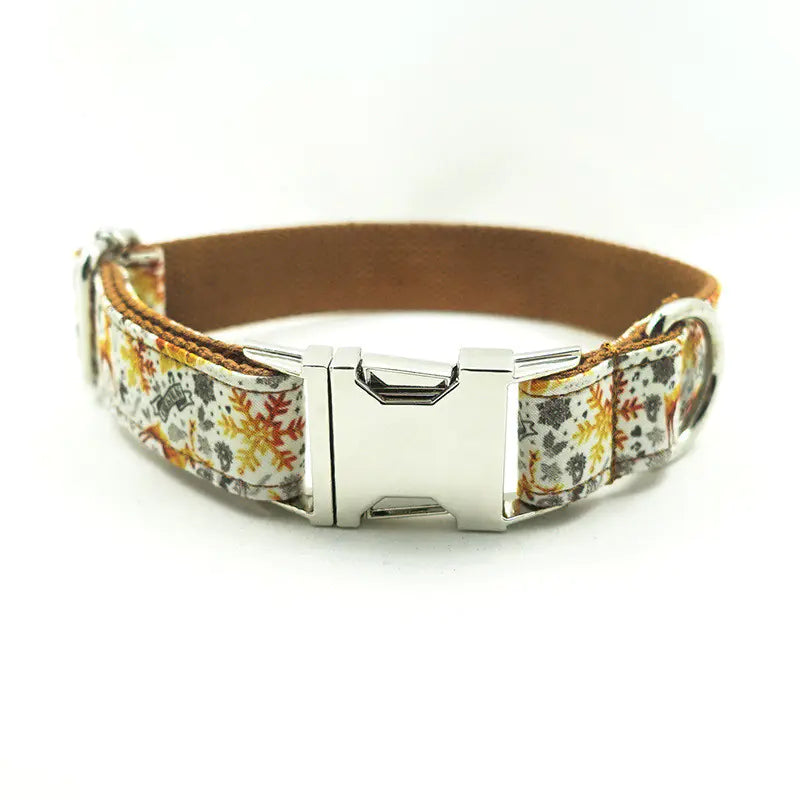 Golden Festive MUTTCO Dog Collar