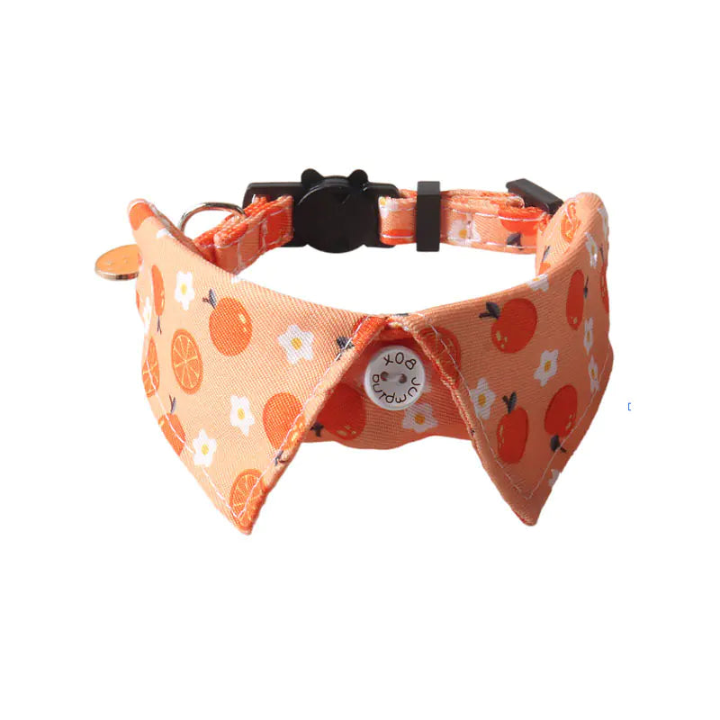 Fruit Blossom Bow Tie Cat Collar
