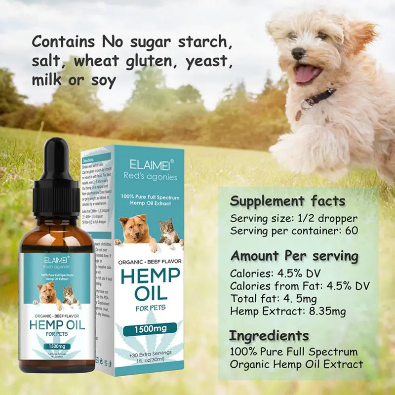 Dog Shine Hemp Seed Oil