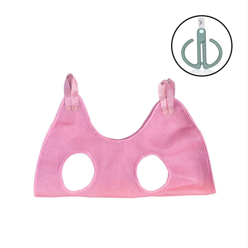 Cat Grooming Hammock - Easy Nail & Bath Helper