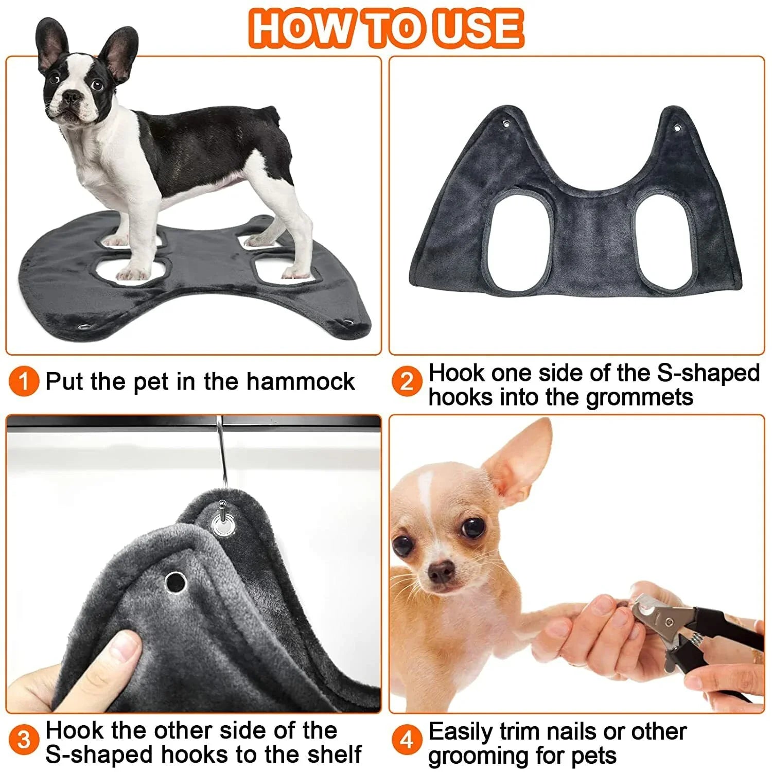 Comfort Grooming Pet Hammock Harness