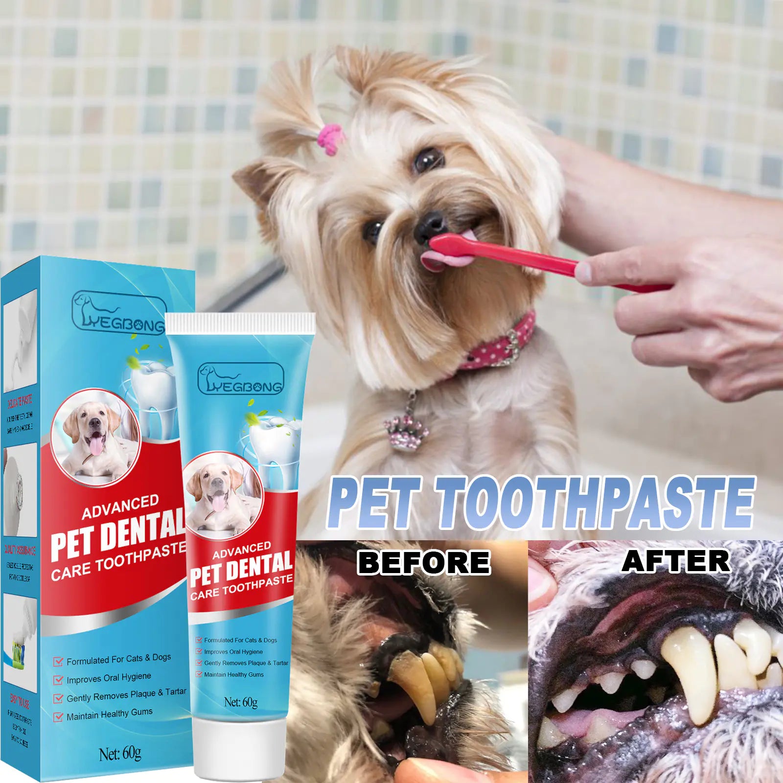 Fresh Smile Pet Toothpaste for Tartar Control