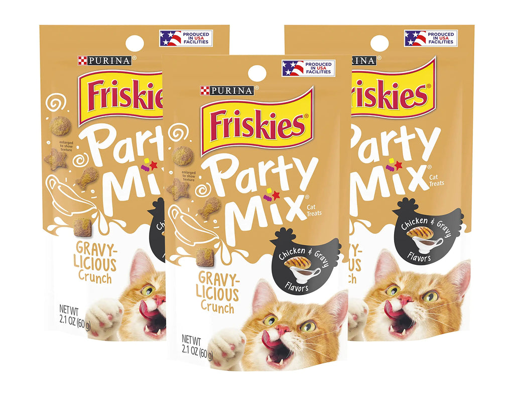 Friskies Gravy Chicken Party Mix for Cats