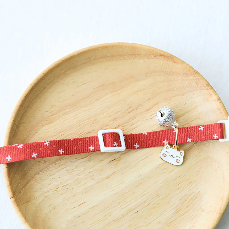 Charming Pet Collar with Silver Bell