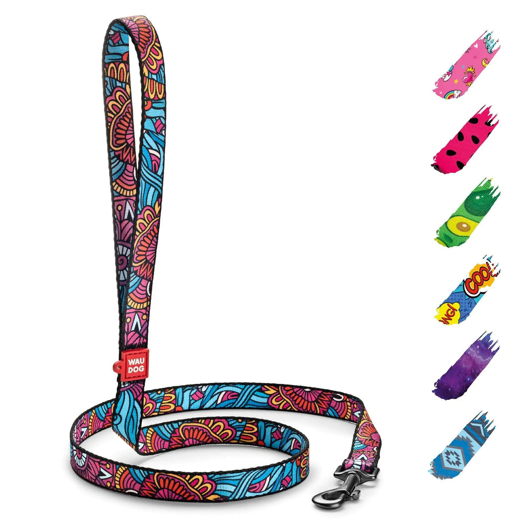 Colorful Nylon Leash for Medium & Large Dogs - 4 Ft