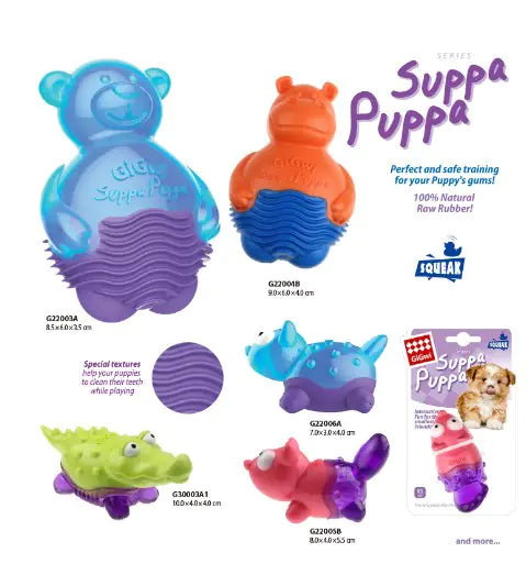 FunTime Puppy Chew Toys with Sound