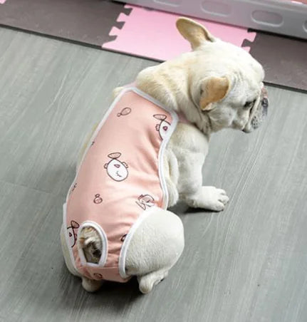 Bulldog Menstrual Pants for Women - Law Fighting Design