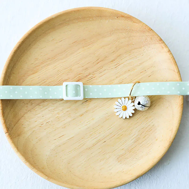 Charming Pet Collar with Silver Bell