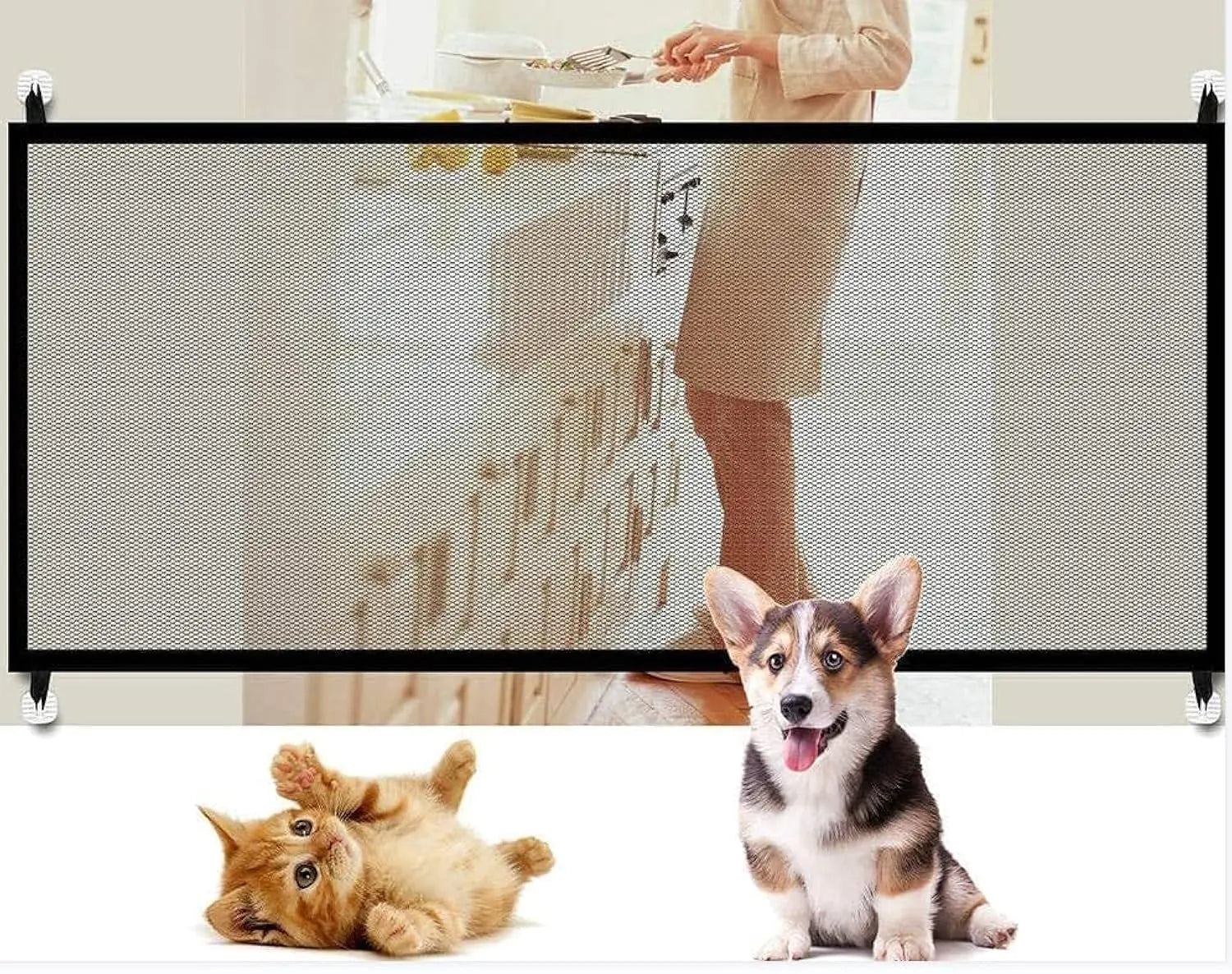 Clear View Pet Safety Barrier (71x28.3) Inch