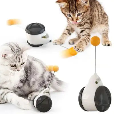 Feline Fun Wobble Toy with Treats